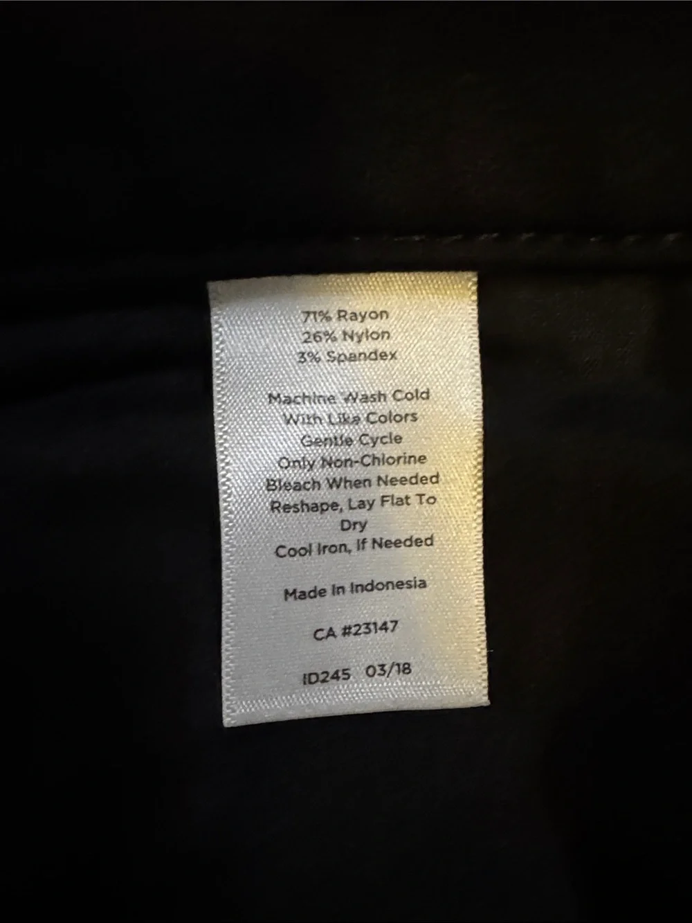 Talbots Black Stretch High-Rise Jegging Ankle Pants Size 16